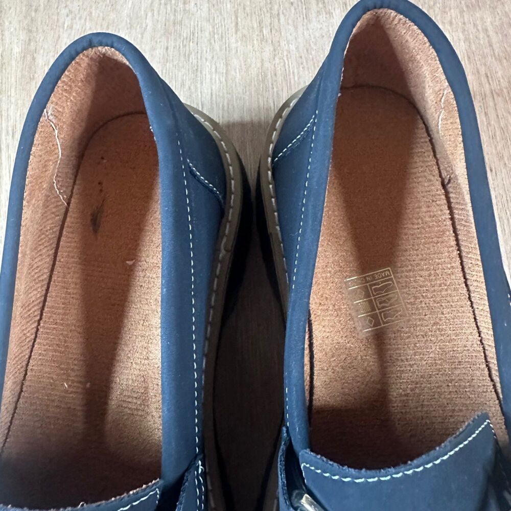 Chunky Black Chain-Accent Lightweight Summer Loafers Size EU 40, Serra Brand - Picture 6 of 9